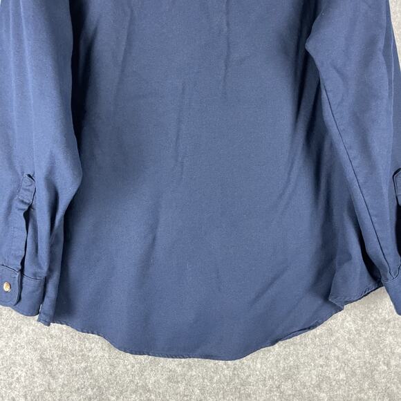 Tecgen FR Shirt Mens XL Blue Button Down Flame Resistant ATPV 8.0 Workwear - Picture 11 of 16